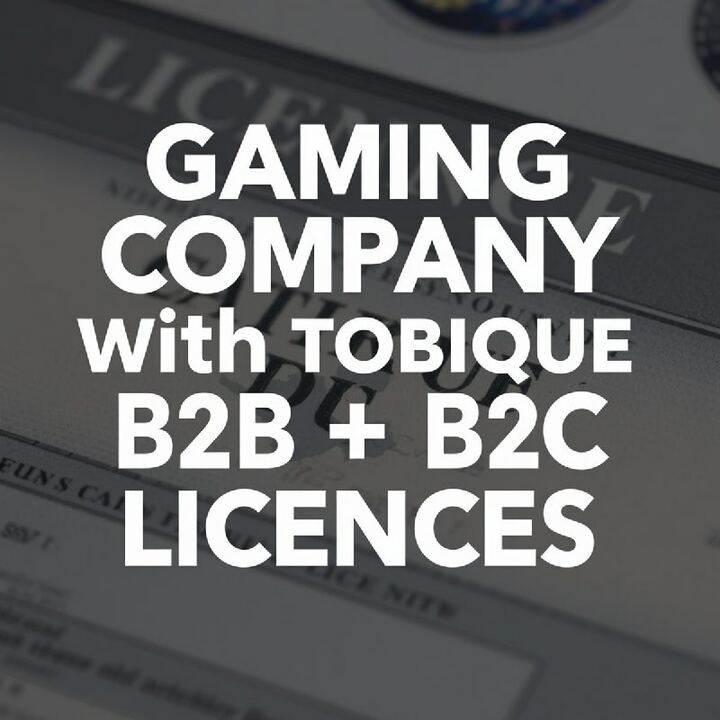 Gaming Company with Tobique B2B + B2C Licences for Sale